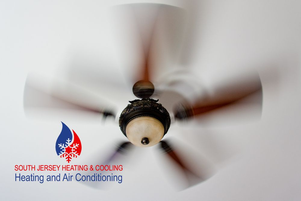 spinning ceiling fan